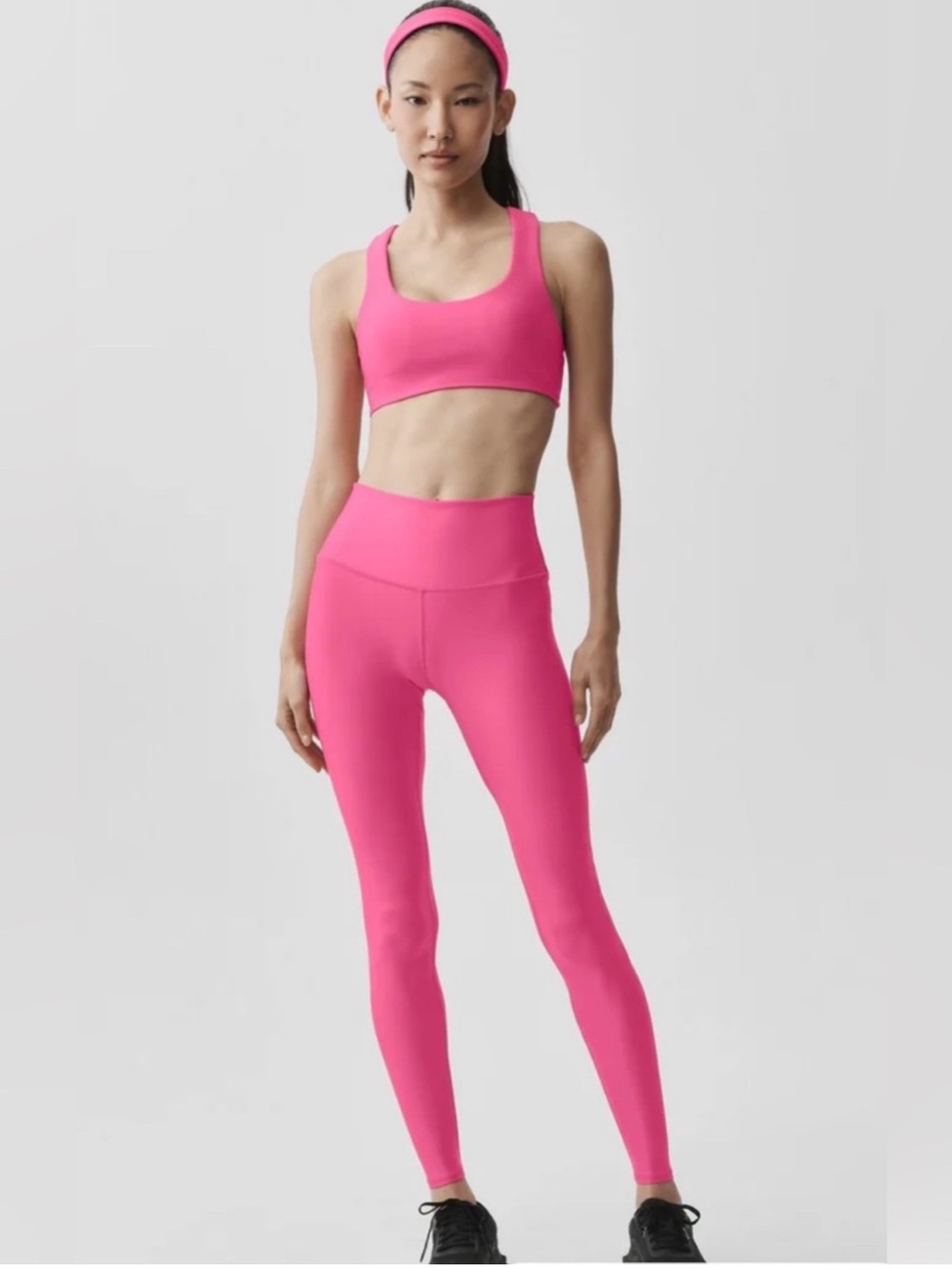 Alo Yoga High Waist Airlift Leggings in Paradise Pink Full Length Small NWOT